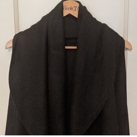 Modcloth Head to Macchiato‎ Knit Draped Circle Sweater Vest Cozy Cardigan OS - Picture 3 of 8